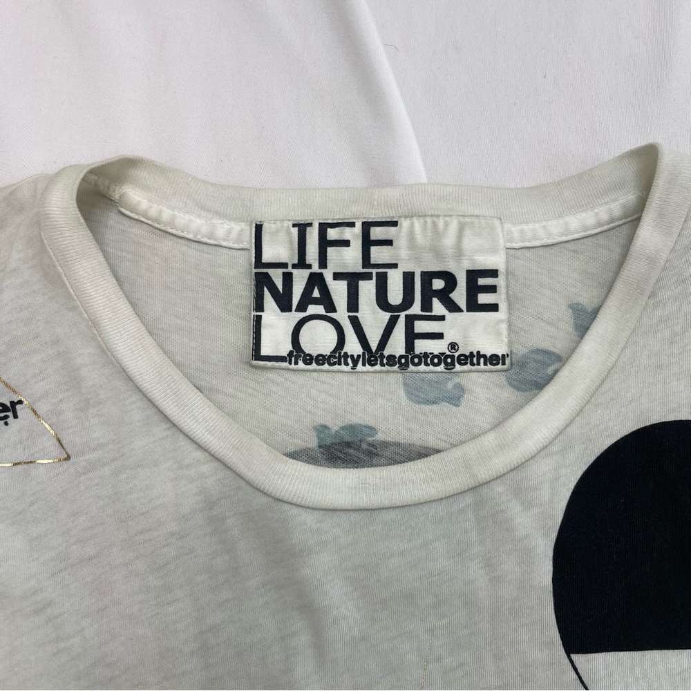 Freecity Artists Wanted Life Nature Love Abstract Long Sleeve Shirt Size Medium - Picture 4 of 9